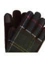 GANTS TARTAN LAINE WATERPROOF VERT ROUGE HCKNEY MGL 0144 TN11 Barbour homme boutique Strasbourg France online store glow zoom