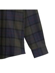 CHEMISE FLANELLE TARTAN SHADOW NAVY VERT FORTROSE MSH 4991 TN43 boutique Strasbourg vêtement Barbour homme shoponline détail
