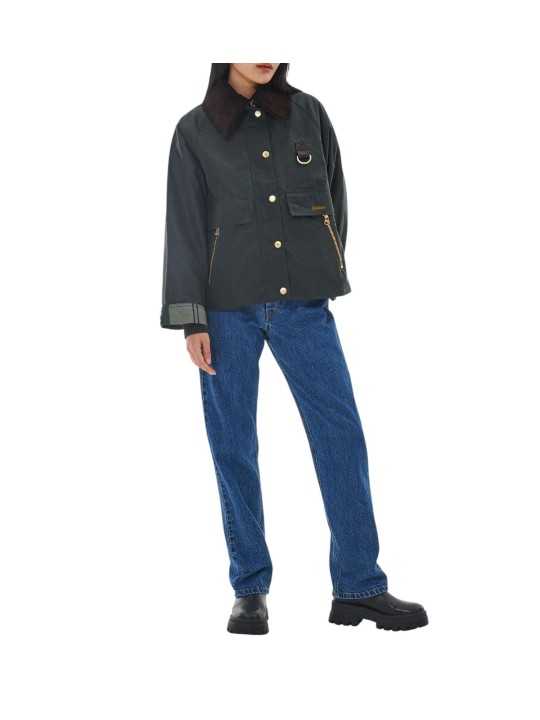 VESTE CATTON COURTE SAGE LWX 1333 SG51 BARBOUR FEMME boutique Strasbourg shop store online look