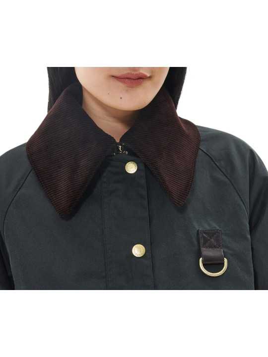VESTE CATTON COURTE SAGE LWX 1333 SG51 BARBOUR FEMME boutique Strasbourg shop store online col
