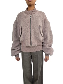 Bombers alpaga rose Secchia Cropped Flight RP02F 5702 WPA 23 Rick Owens Femme boutique Strasbourg vêtement shop online store dvt