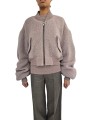 Bombers alpaga rose Secchia Cropped Flight RP02F 5702 WPA 23 Rick Owens Femme boutique Strasbourg vêtement shop online store dvt
