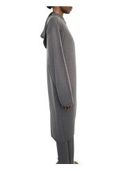 Gilet long bicolor Dust Naturel écru intérieur Cyclops Coat Rick Owens femme RP02F 5600 KWVD 342 boutique Strasbourg vêtement pr