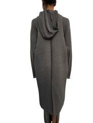 Gilet long bicolor Dust Naturel écru intérieur Cyclops Coat Rick Owens femme RP02F 5600 KWVD 342 boutique Strasbourg vêtement do