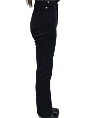 JEANS NOIR FLANELLE VDD PANTS RP02F 5326 FLM 09 RICK OWENS FEMME vêtement Strasbourg boutique store shoponline profil