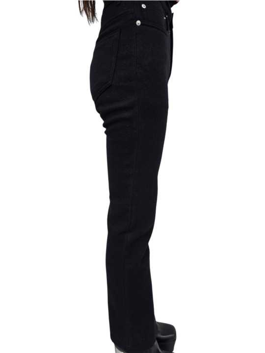 JEANS NOIR FLANELLE VDD PANTS RP02F 5326 FLM 09 RICK OWENS FEMME vêtement Strasbourg boutique store shoponline profil