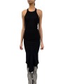 JUPE LONGUE NOIR MAILLE GODET CALF SKIRT RP02F 5677 ML 09 RICK OWENS FEMME boutique vêtement store shop online look