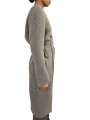 Manteau alpaga bouclette dark pearl croisé ceinture Soft Cyclops Coat Rick Owens femme RP02F 5914 WPA 48 profil