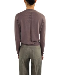 Pull laine vierge Ls Crater Rose RP02F 5629 M 23 Rick Owens Femme store boutique Strasbourg France vêtement shop online dos