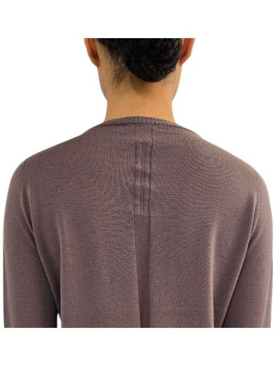 Pull laine vierge Ls Crater Rose RP02F 5629 M 23 Rick Owens Femme store boutique Strasbourg France vêtement shop online back