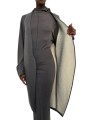 Robe longue maille fine capuche Dust Hooded Dress Rick Owens Femme RP02F 5649 M 34 boutique vêtement Strasbourg France store lo