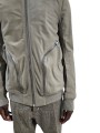 Blouson cuir Dark Pearl Heizer Flight poches plaquées RU02F 4779 LBS 48 Rick Owens homme boutique Strasbourg poche