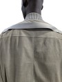 Blouson cuir Dark Pearl Heizer Flight poches plaquées RU02F 4779 LBS 48 Rick Owens homme boutique Strasbourg sangle