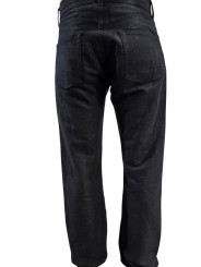 Jeans noir moleskin brossé Kurdt RU02F 4399 MOR 09 Rick Owens Homme boutique Strasbourg shop vêtement back