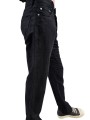 Jeans noir moleskin brossé Kurdt RU02F 4399 MOR 09 Rick Owens Homme boutique Strasbourg shop vêtement profil