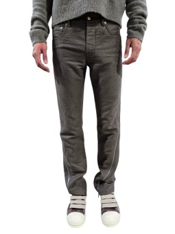 Jeans zippé Dust Vega Jeans RU02F 4394 MOR 34 Rick Owens Homme boutique Strasbourg vêtement front