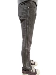 Jeans zippé Dust Vega Jeans RU02F 4394 MOR 34 Rick Owens Homme boutique Strasbourg vêtement profil
