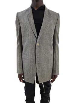 VESTE COSTUME CHINE NOIR VERT CLAIR CONCORDIAN JKT RU02F 4721 WBI 79 RICK OWENS homme boutique Strasbourg vêtement shop store f