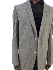 VESTE COSTUME CHINE NOIR VERT CLAIR CONCORDIAN JKT RU02F 4721 WBI 79 RICK OWENS homme boutique Strasbourg vêtement shop store v