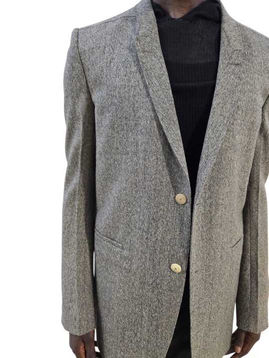 VESTE COSTUME CHINE NOIR VERT CLAIR CONCORDIAN JKT RU02F 4721 WBI 79 RICK OWENS homme boutique Strasbourg vêtement shop store v