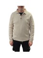 Polo cachemire boutons Calvin sable 622818 9401 Montagut Homme boutique Strasbourg shop vêtement store front