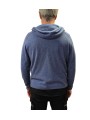 HOODIES ZIP CACHEMIRE DENIM COLIN 622817 9445 MONTAGUT HOMME gilet boutique Strasbourg vêtement store shop back