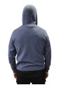 HOODIES ZIP CACHEMIRE DENIM COLIN 622817 9445 MONTAGUT HOMME gilet boutique Strasbourg vêtement store shop dos