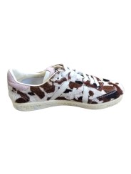 Sneakers Bonnied poils print vache spoiler rose Premiata Femme 8577 baskets boutique Strasbourg store shop shoes int