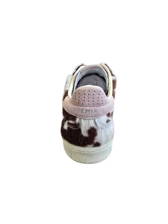 Sneakers Bonnied poils print vache spoiler rose Premiata Femme 8577 baskets boutique Strasbourg store shop shoes arr