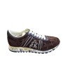 Basket Lucy suède croco choco 8413 Premiata Femme sneakers boutique Strasbourg store shop shoes avt