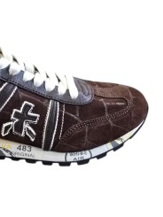 Basket Lucy suède croco choco 8413 Premiata Femme sneakers boutique Strasbourg store shop shoes zoom