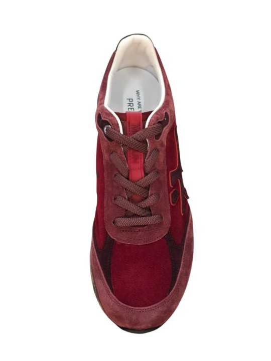Baskets nubuck suède rouge bordeaux Moerun 8537 Premiata homme sneakers boutique Strasbourg store shop shoes dess