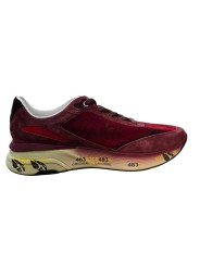 Baskets nubuck suède rouge bordeaux Moerun 8537 Premiata homme sneakers boutique Strasbourg store shop shoes dvt