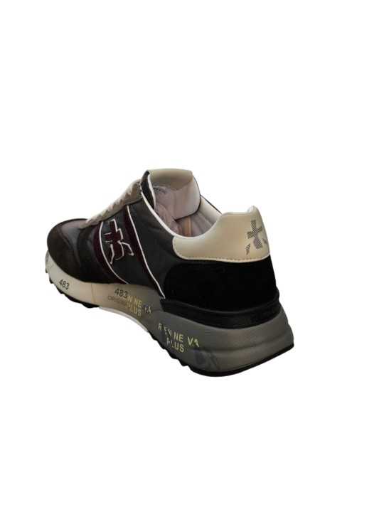 BASKETs NYLON CHOCO SUED BORDEAUX SPOILER BLANC LANDE 8657 PREMIATA HOMME sneakers boutique Strasbourg shop store shoes arr