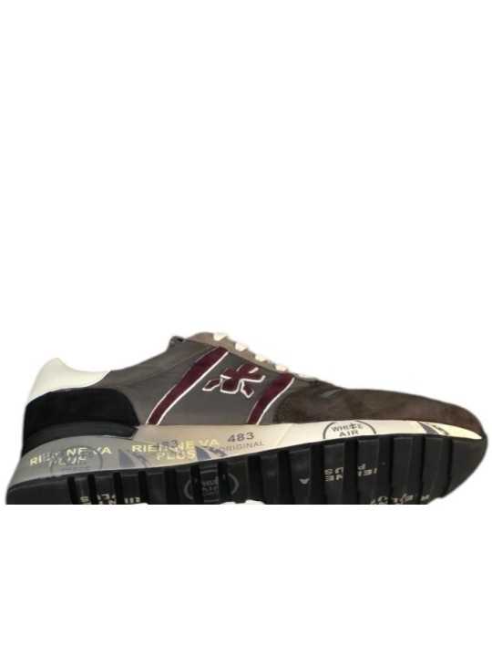 BASKETs NYLON CHOCO SUED BORDEAUX SPOILER BLANC LANDE 8657 PREMIATA HOMME sneakers boutique Strasbourg shop store shoes z