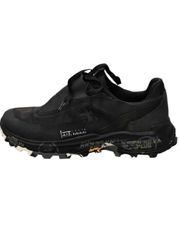 Baskets Sciliar noire fermeture sur le dessus 498 Premiata homme sneakers boutique Strasbourg France shop store online shoes b