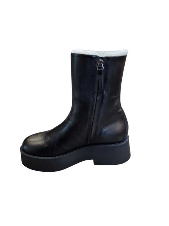 Bottines noires plateau fourrée M6827 Premiata Femme boutique Strasbourg shop store shoes int