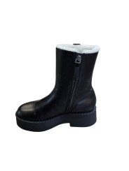 Bottines noires plateau fourrée M6827 Premiata Femme boutique Strasbourg shop store shoes int