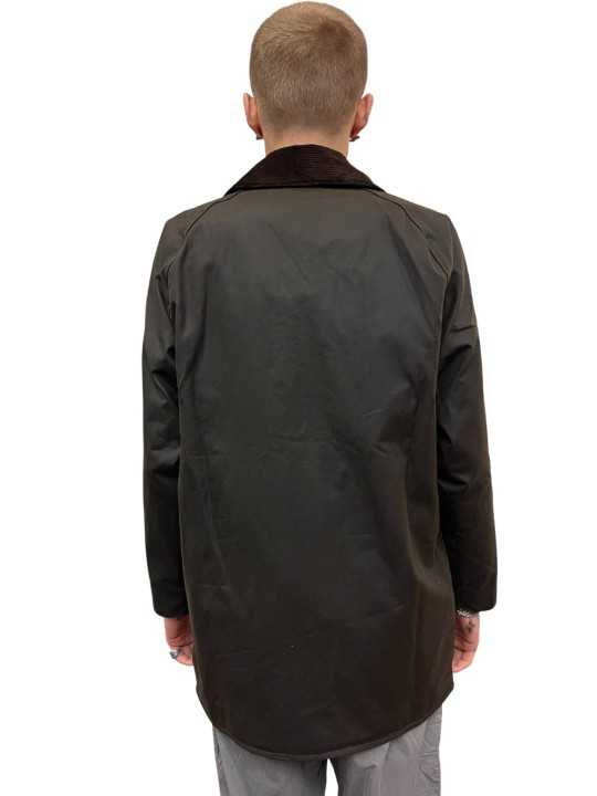 VESTE BEAUFORT WAXEE OLIVE BARBOUR HOMME MWX0002 OL71 Strasbourg dos