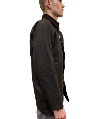 VESTE BEAUFORT WAXEE OLIVE BARBOUR HOMME MWX0002 OL71 Strasbourg profil