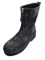 BOTTINES PLATEAU SUEDE VIEILLI CHOCO ZIP AVANT M7144 PREMIATA FEMME shop boutique Strasbourg shoes store France vue