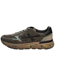Baskets mesh suède kaki jade noir spoiler noir Mick 8436 Premiata homme sneakers boutique Strasbourg France store shop shoes