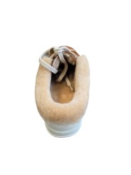 Sneakers mule fourrée suède Camel MICOL 7016M Premiata Femme baskets boutique Strasbourg France shoes store shop online arr