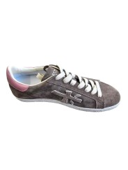 Sneakers Stevend suède taupe spoiler cuir rose 8485 Premiata Femme baskets boutique Strasbourg France store shop online shoes 2