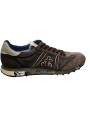 Baskets toile vieillie choco Lucy 8402 Premiata homme sneakers boutique Strasbourg France online store shop shoes 2