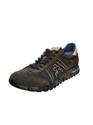 Baskets toile vieillie choco Lucy 8402 Premiata homme sneakers boutique Strasbourg France online store shop shoes 3