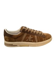 Sneakers suède Camel Russell 8560 Premiata homme baskets boutique STrasbourg France online shop store shoes front