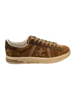 Sneakers suède Camel Russell 8560 Premiata homme baskets boutique STrasbourg France online shop store shoes front