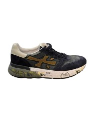 Baskets nylon suède bleu délavé spoiler blanc Mick Premiata Homme 8435 sneakers boutique Strasbourg France shop store shoes 1