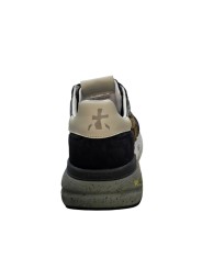 Baskets nylon suède bleu délavé spoiler blanc Mick Premiata Homme 8435 sneakers boutique Strasbourg France shop store shoes 3